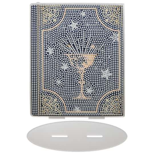 7" Spell Book Acrylic Surface Diamond Art Kit with Stand by Make Market®